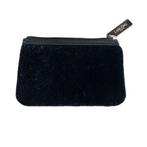 Lancôme Paris 80 Black Faux Fur Cosmetic Bag